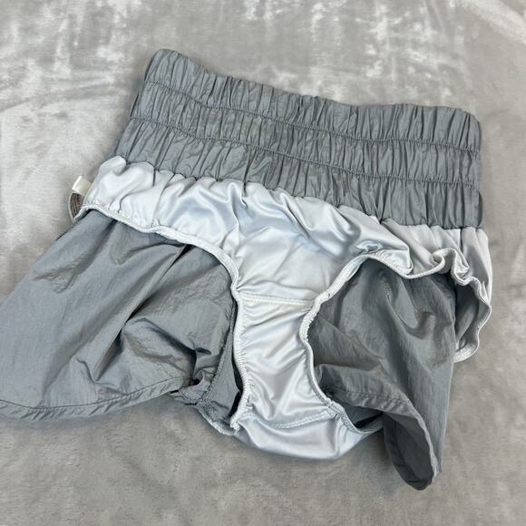 Free People FP Movement Shorts Womens Small Gray The Way Home Ultra High Rise - Picture 8 of 13